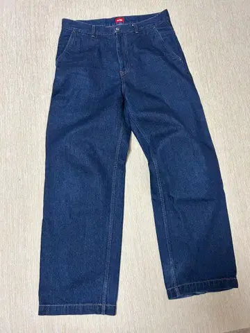 order Loose denim pants one wash