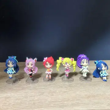 애니메이션 스타일 아이돌 피규어 6체 세트