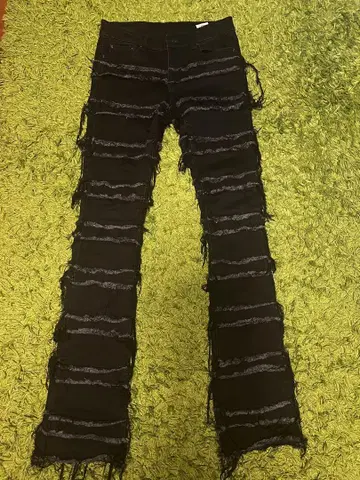mnml 플레어 데님 프린지 29