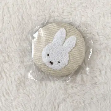 미피 사가라 미피 컴팩트 거울 손거울 miffy 사가라 자수