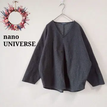 나노 유니버스 드롭 숄더 니트 스웨터 루즈핏 캐주얼 F