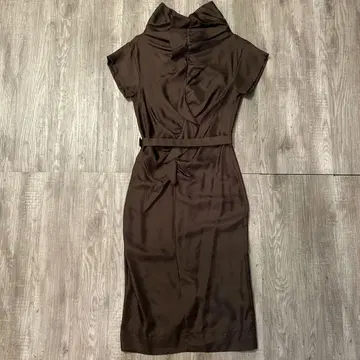 휴고 보스 브라운 원피스