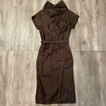 휴고 보스 브라운 원피스