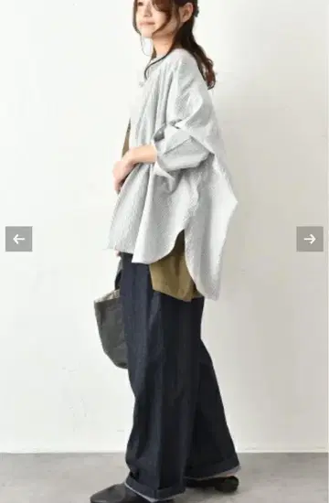 hagumu 스트라이프 셔츠