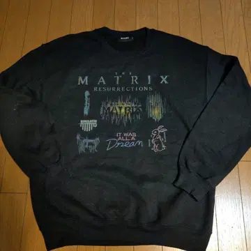 BEAMS THE MATRIX RESURRECTIONS 맨투맨 M