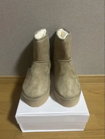 무스탕 숏부츠