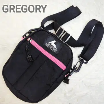 [ 구 택 ] GREGORY 퀵 포켓 M 블랙 x 핑크
