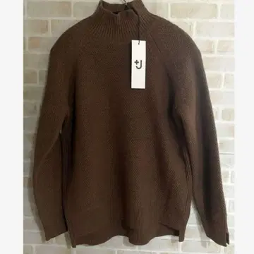 질 샌더 유니클로 +J UNIQLO 니트 브라운 스웨터 울