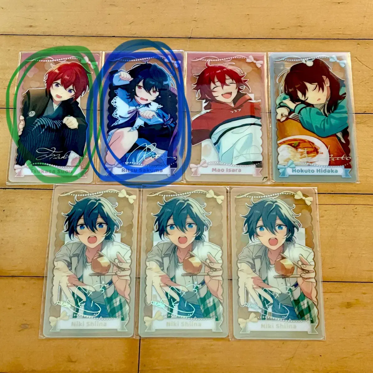 Ensemble Stars Chibi Clear Card Ritsu Tsukasa Nikki Mao Hokuto EnWorld
