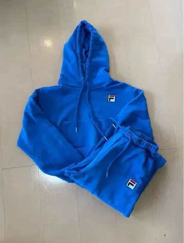SNIDEL x FILA 블루 세트
