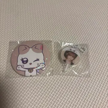 ME:I 이이다 시즈쿠 캡슐 토이 캔 배지 미니 아크릴 부채