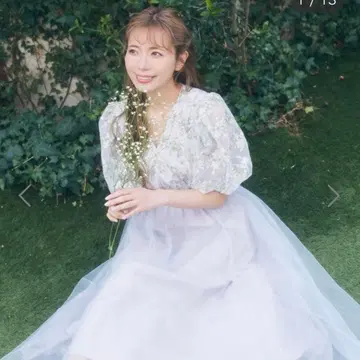 Areeam 보타니컬 자수 카슈쿨 원피스