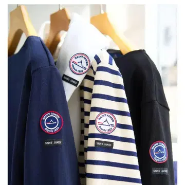 레어 일본 한정판 SAINT JAMES 웨쌍 셀 네이비