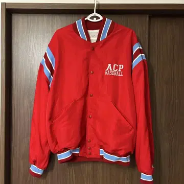 80s 90s DeLong 바시티 자켓 나일론 USA 제