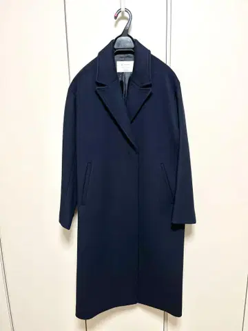 저널 스탠다드 리룸 네이비 체스터 코트 36