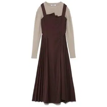 SNIDEL 레이어드 코르셋 원피스