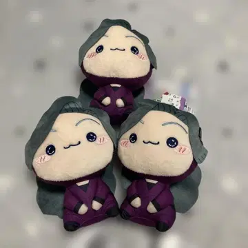 닌타마 란타로 모찌피코 봉제 인형 아야베 키하치로 3점