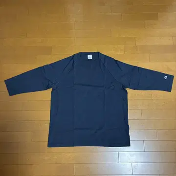 Champion T-1011 래글런 3/4 슬리브 셔츠 네이비 XL