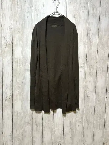 벨트 포함 다크 브라운 롱 가디건 [ M ]