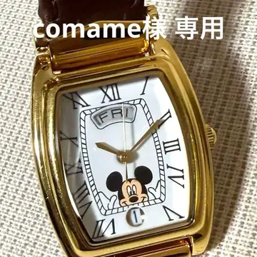 미키 워치 디즈니 시계 손목시계 디즈니랜드 빈티지 작동