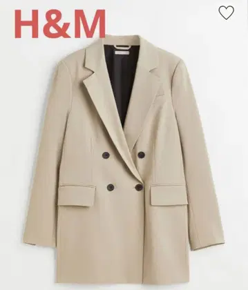 에이치앤엠 H&M 새상품 더블 브레스트 자켓