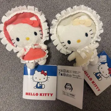 헬로키티 산리오 컬러풀 보닛 2개 세트