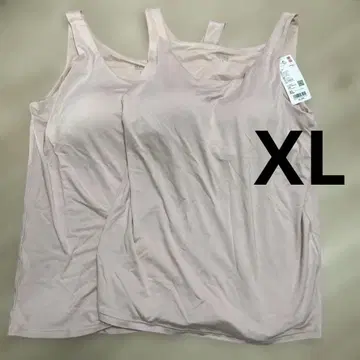 유니클로 히트텍 브라 탱크탑 핑크 XL 새상품