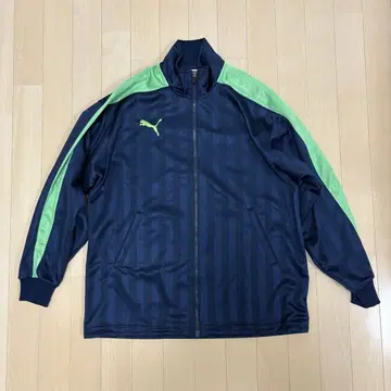 PUMA 집업 자켓 네이비/그린