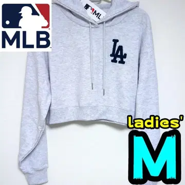 [ 새상품 ] 다저스 후드티 M 여성용 MLB 공식 LA 크롭 기장