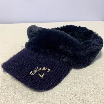 캘러웨이 여성용 선바이저 네이비 가을/겨울 니트