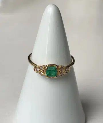 11월 3일까지 할인 tatsuo nagahata K18 에메랄드 반지