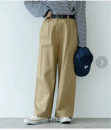 PAR ICI FREE 사이즈 치노 팬츠