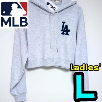 [새상품] 다저스 후드티 L 여성용 MLB 공식 LA 크롭 기장