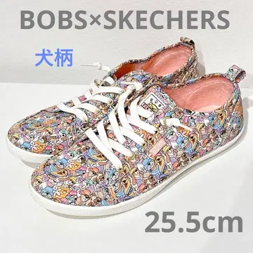 BOBS 스케쳐스 SKECHERS 메모리폼 슬립온 강아지 패턴