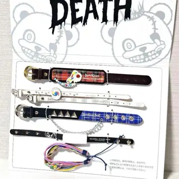 USJ 2025 할로윈 하미쿠마 가죽 팔찌 하미쿠마 서울