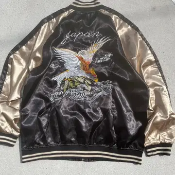 일심여경 스카잔 5L 블랙 x 금 독수리 파도 안감 퀼팅