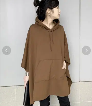 미사용 택 포함 APSTUDIO 에이피 우라케 판초 후드티