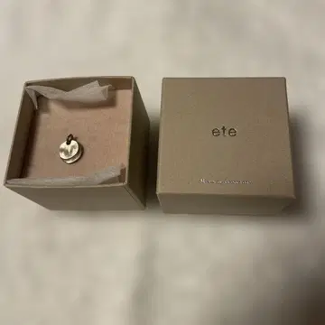 ete 실버 925 원형 펜던트 박스 포함