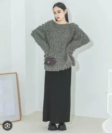 JEANASIS 5G 랜덤 루프 풀오버 그레이
