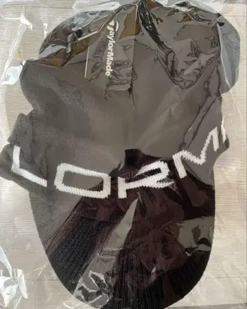 테일러메이드 빅 로고 챙 부착 니트 모자 남성용