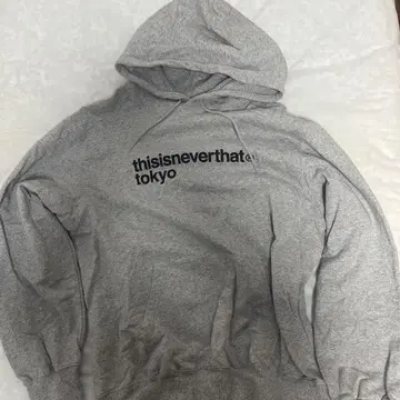 thisisneverthat 그레이 후드티 도쿄 매장 한정판