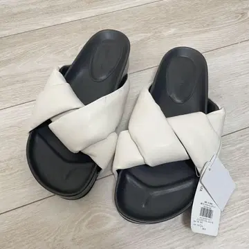 밤 네이비 컴포트 패디드 슬라이더 샌들