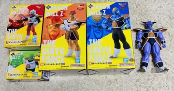 [ 새상품, 미사용 ] 드래곤볼 제일복권 기뉴 특전대 5체 세트