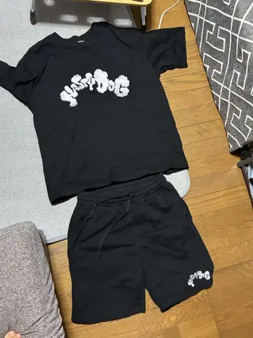 NASTY DOG 블랙 셋업 XL