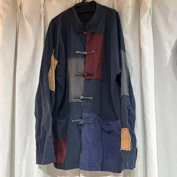 패치워크 롱 자켓 파이어맨 자켓 #구제 의류