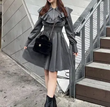 [ 완판템 ] rienda 리엔다 원피스 그레이