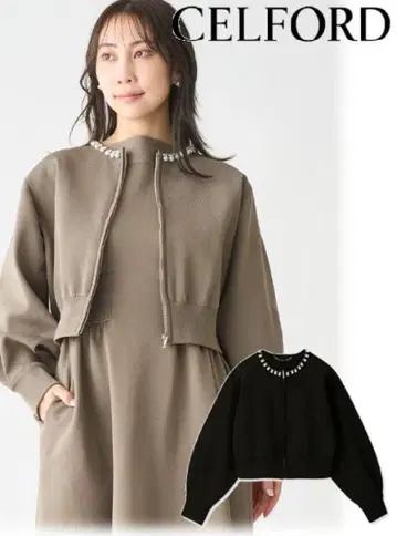 [ 인기 CELFORD ] BLACK 가디건