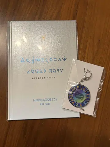 Pokemon LEGENDS 아트북과 키링