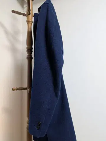 BEAMS 남성용 체스터 코트 (네이비)