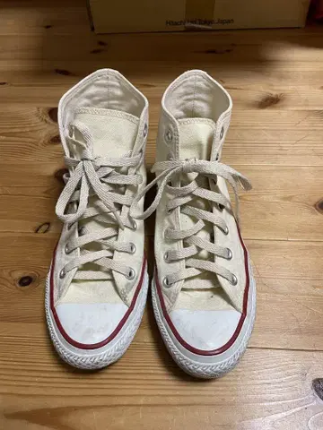 컨버스 올스타 아이보리 하이컷